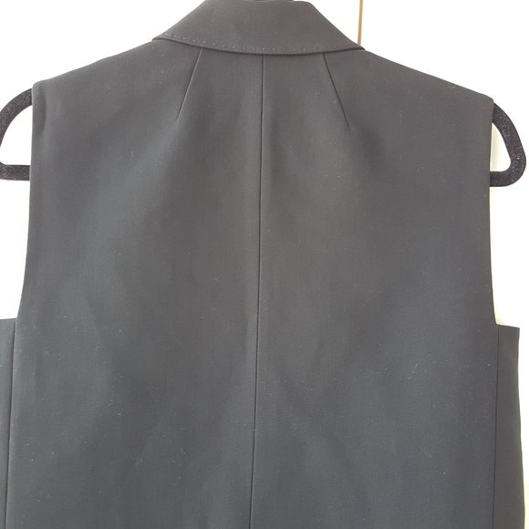 Lafayette 148 New York ! wool, Silk-Lapel Tuxedo Vest - Picture 8 of 15